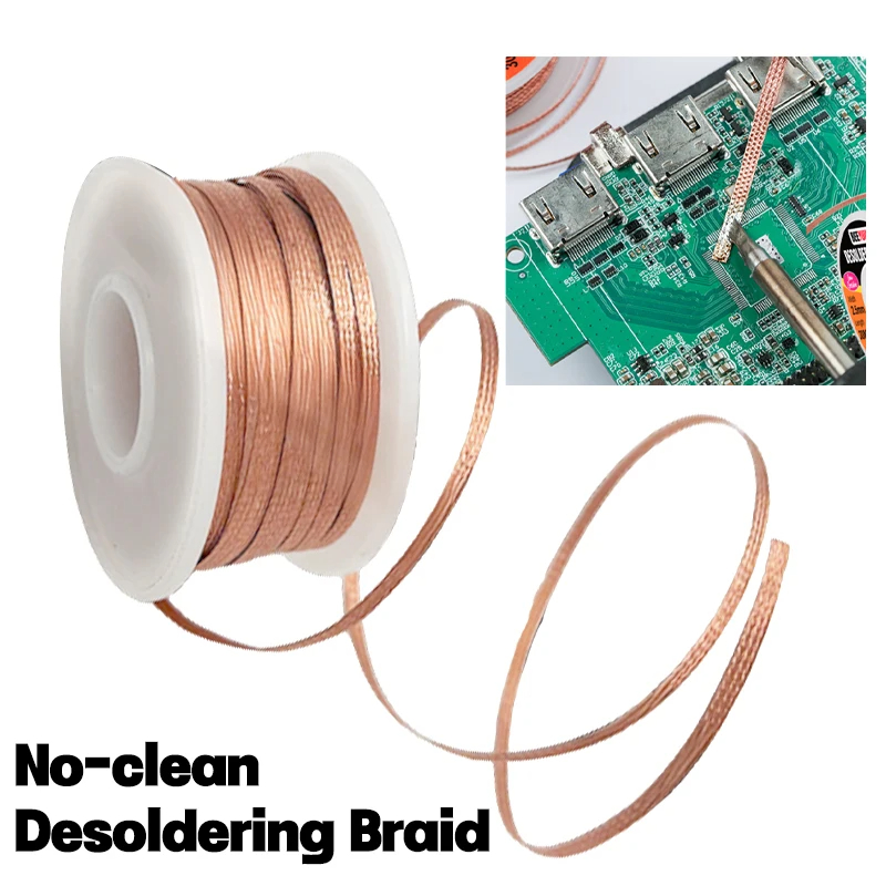 Solder Wick Braid - 1.5/3/6/10M Copper Welding Wire Desoldering Mesh