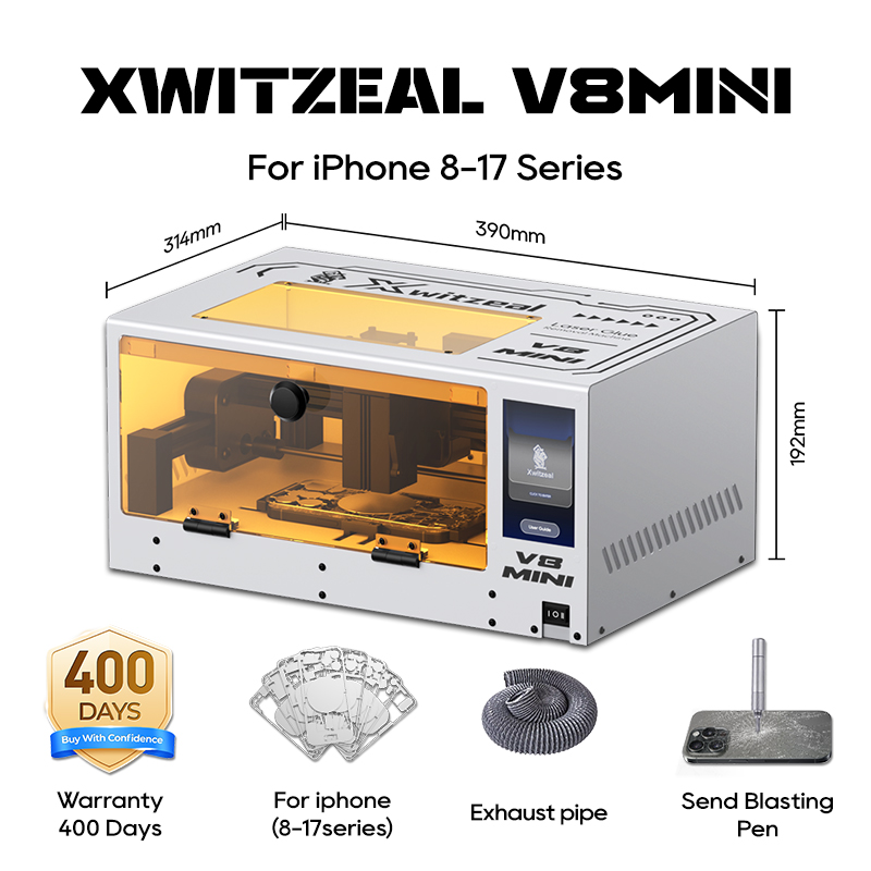 Electronics Repair Tool - Xwitzeal® V8 MINI Laser Glue Removal