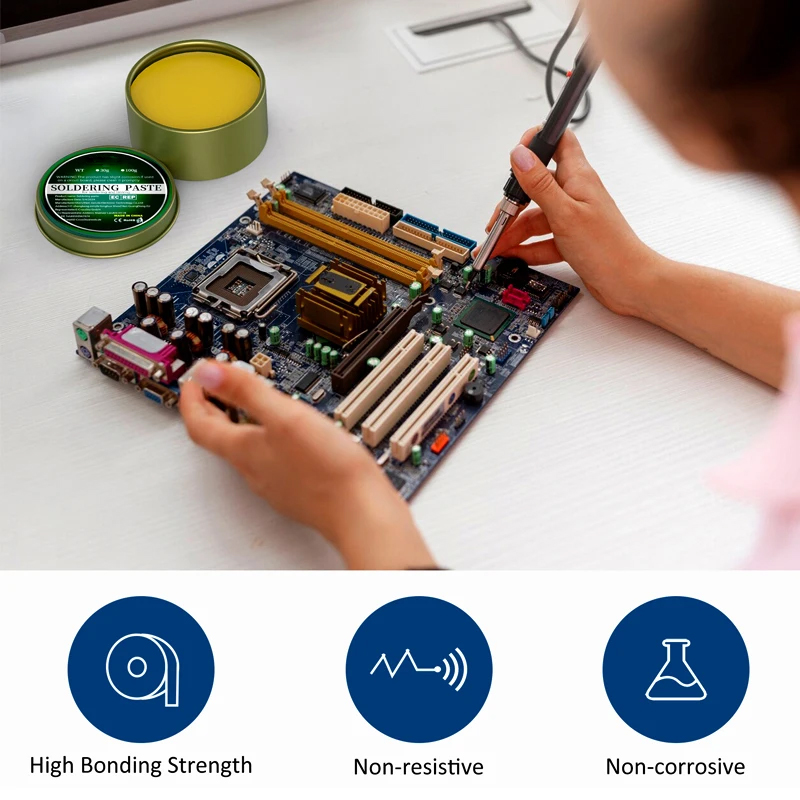 Solder Paste Flux 100g/500g/30 - Soldering Flux Liquid review and price