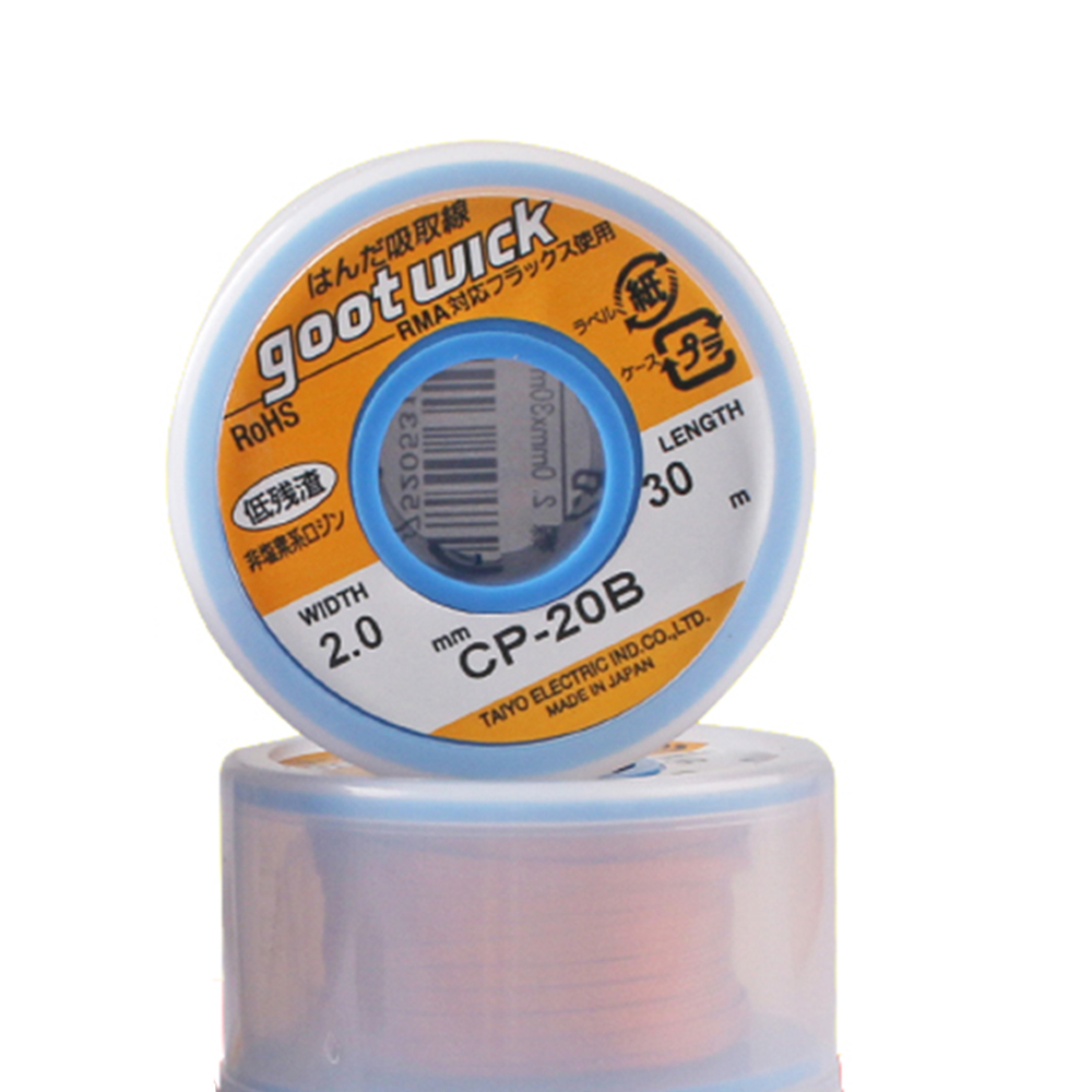Japan Original Goot Wick 30/20 - Solder Wick Braid review and price
