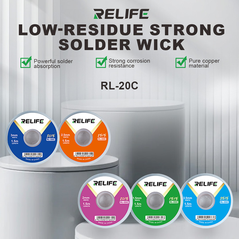RELIFE RL-20C Soldering Wick f - Solder Wick Braid review and price