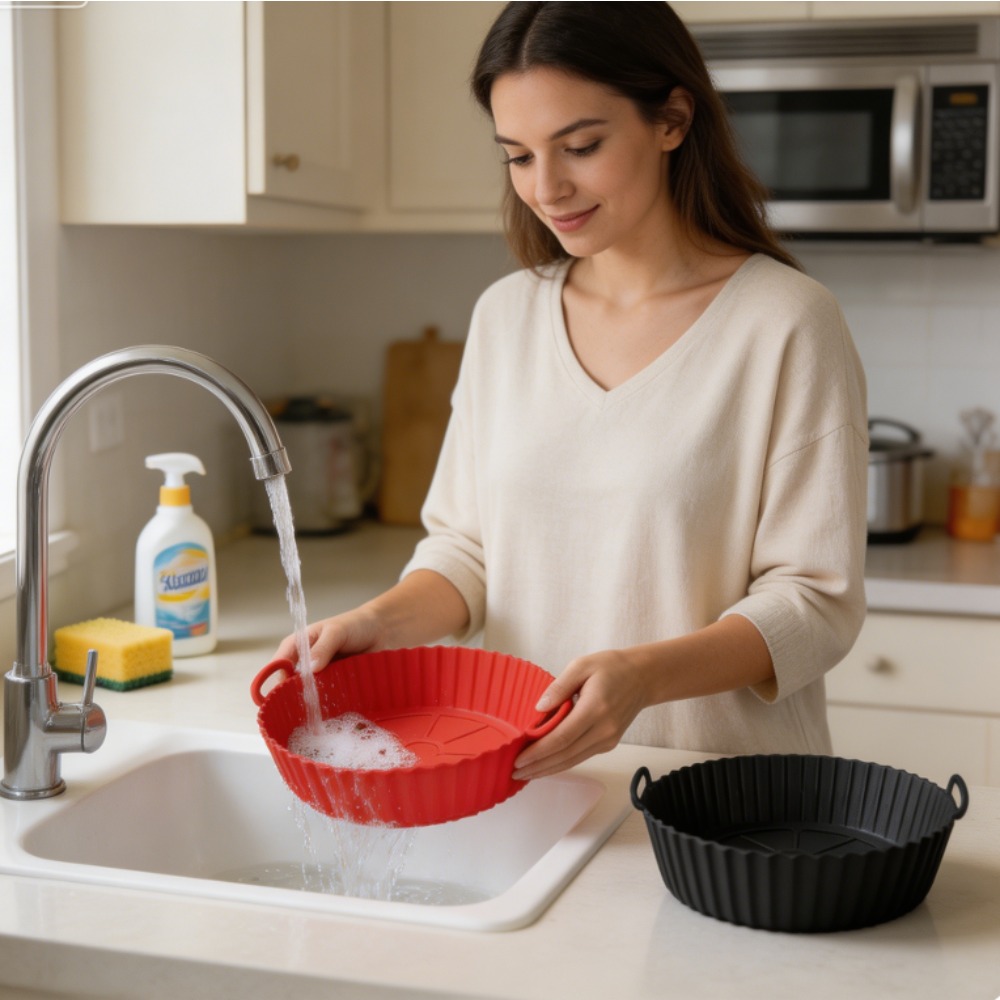 Round Silicone Air Fryer Liner - Heat Mat Silicone review and price