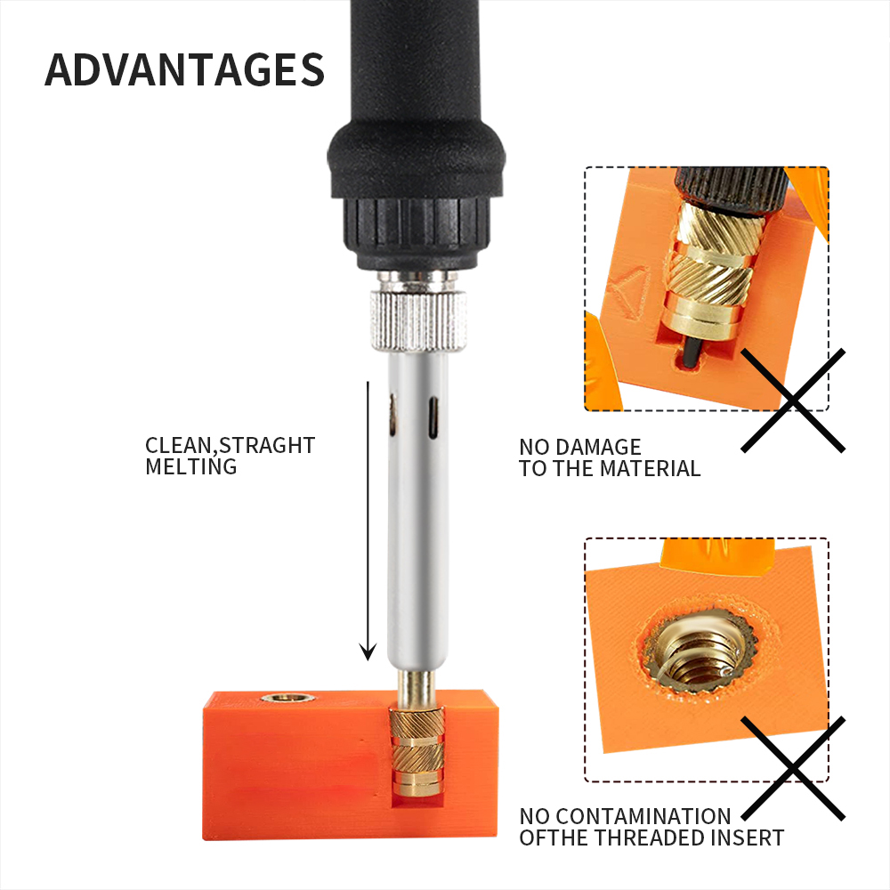 Heat Set Insert Soldering Iron - Electronics Repair Kit With Soldering Iron review and price