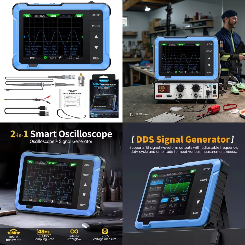 For DSO510 Mini Portable 2 in  - Electronics Repair Tool review and price