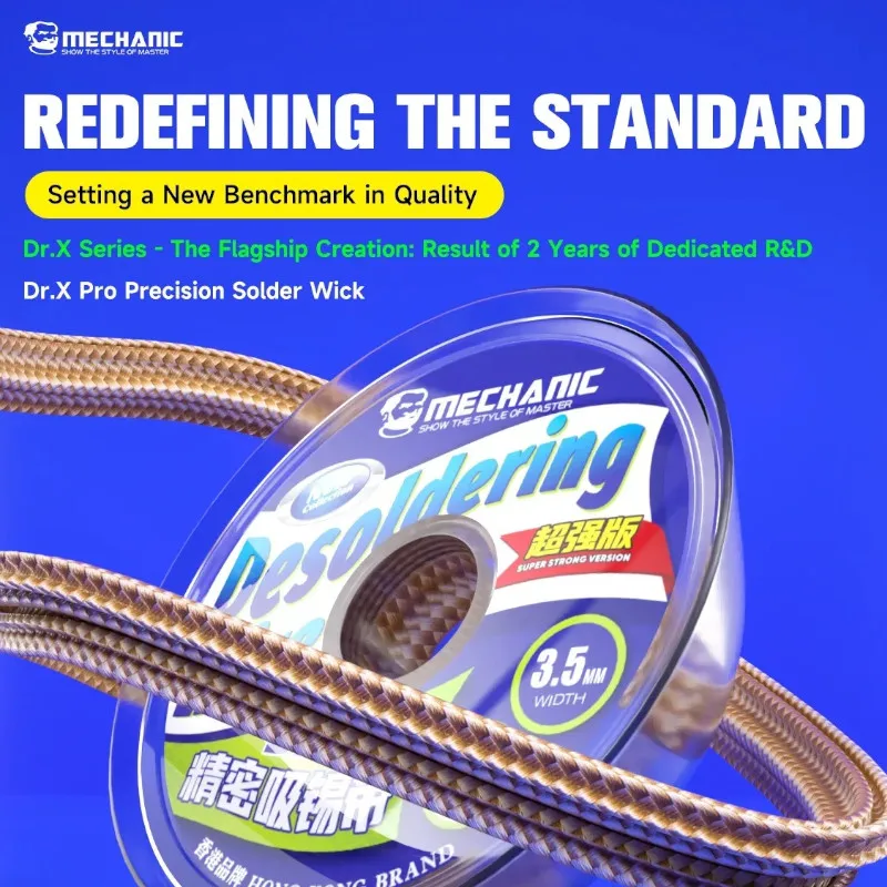 MECHANIC Dr.X Pro Desoldering  - Solder Wick Braid review and price