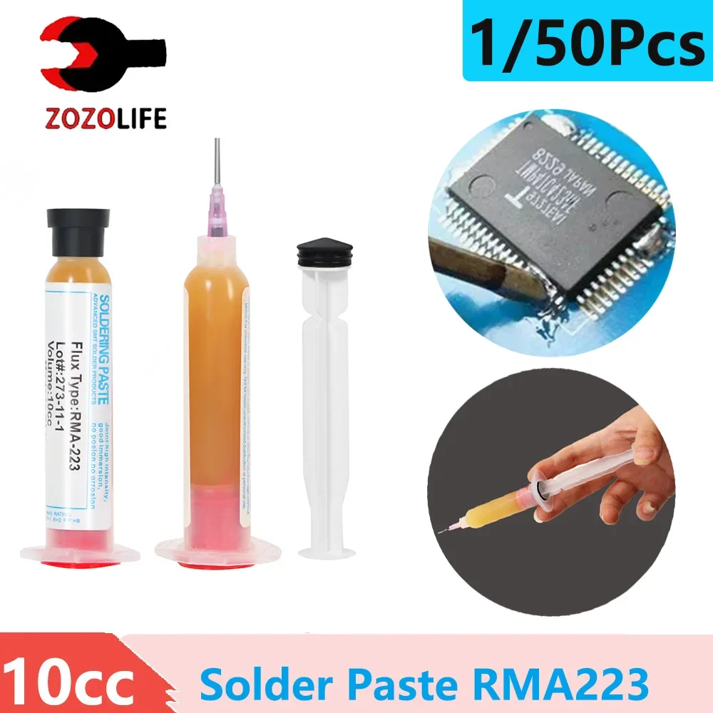 1/50Pcs 10cc RMA-223 Soldering - Soldering Flux Liquid review and price