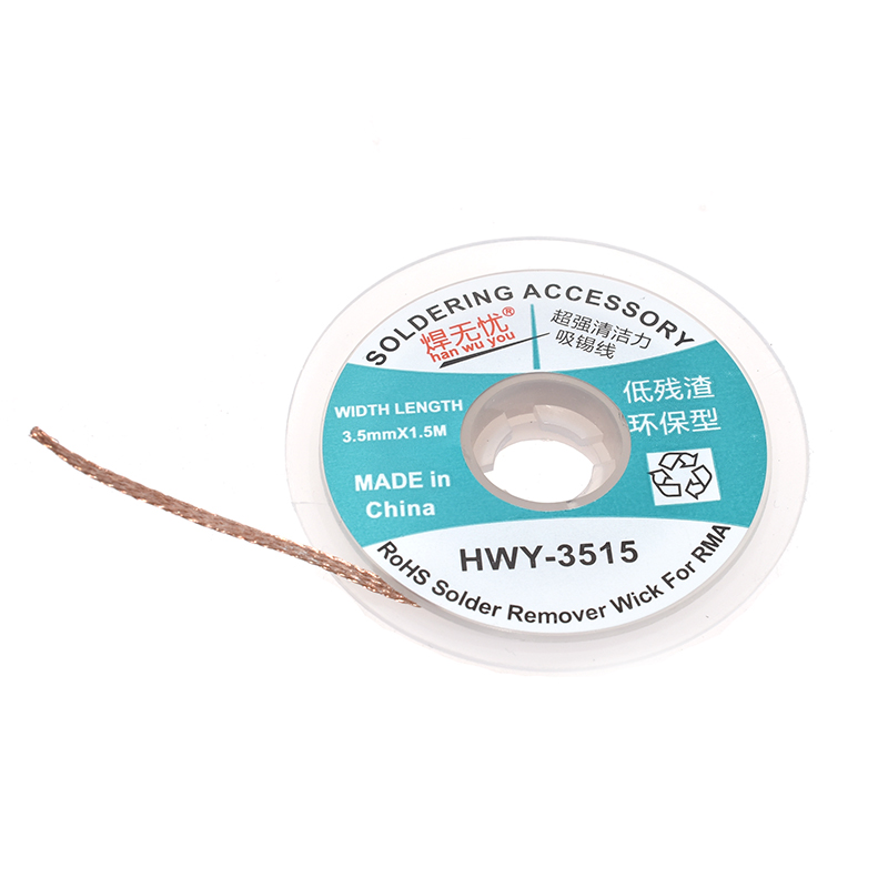 DIY 1.5mm 2mm 2.5mm 3mm 3.5mm  - Solder Wick Braid review and price